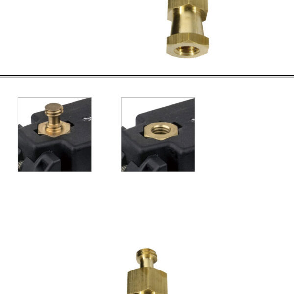 쿠포 KUPO KS-038 HEX ADAPTER w/3/8"-16M THREAD