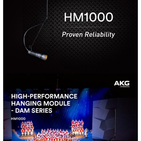 AKG HM1000 행잉 마이크 모듈 (성가대 합창용 마이크, 성가대)