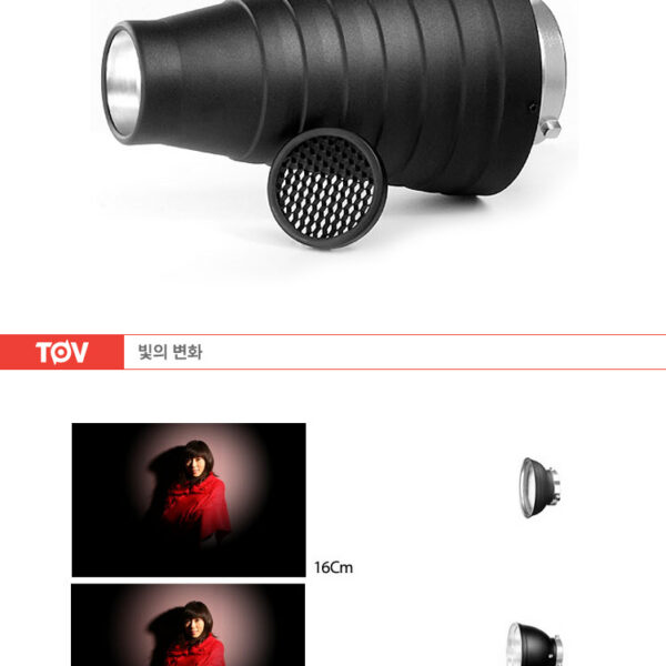 토브라이트 TOVlite Snoot /스누트/허니컴1개 포함
