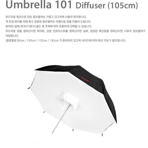 토브라이트 TOVlite Umbrella UMB101 /105cm 엄브렐러 (반사디퓨저)